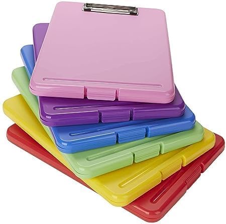 JEEJEX A4 Slim Clipboard Folder Conference Plastic Folder Clipboard Paper Holder Storage Box Clip Board Ideal for Nurse Students, Teachers, Sales, Utility, Jobsite 2