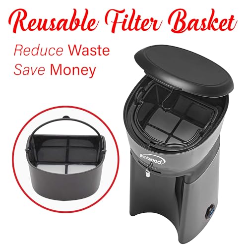 BRENTWOOD-KT-2121BK-Single-Serve-Iced-Coffee-and-Tea-Maker-with-20-Oz-Insulated-Tumbler-and-Reusable-Filter-20-ounces-Black