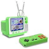 Retro Handheld Gaming Console,10 JALECO Games + 168 Classics Mini TV Style 3.0 Inch Screen Wireless USB-C TF Card Gift for Kids & Adults