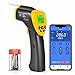 Thermomètre Infrarouge Bluetooth Numérique （-58°F-1022°F）,INFURIDER YF-980D-APP Thermomètre Laser Sans Contact,12:1 Mesurer la Température IR à Lecture Instantanée pour Cuisson/Four/Industriel
