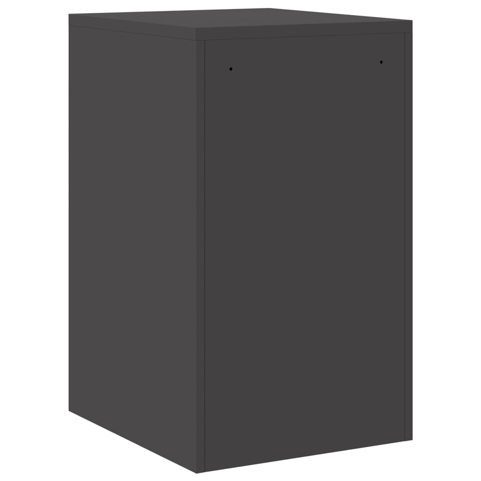 Armoire de classement en acier froid Noir 44 x 50 x 74,5 cm