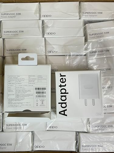 Image of 33w Reno VOOC Fast Charging Compatible with Oppo R17 / Find X / R15 / Reno /Reno 2 / Reno 2Z / Reno F /Reno 10X Zoom / K5 / K3 / A91 / Reno 3 Pro / F15 / F17 Adapter Only