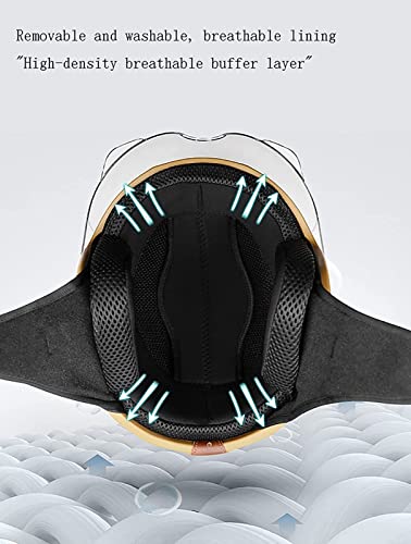 Casco Moto Retrò Caschi Moto Jet per Adulti Casco