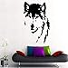 Wolf Muster Wandaufkleber Kreative Tapete Wohnzimmer Schlafzimmer Studie Hintergrund Dekorative Wandaufkleber Abnehmbares Vinyl 57X90Cm