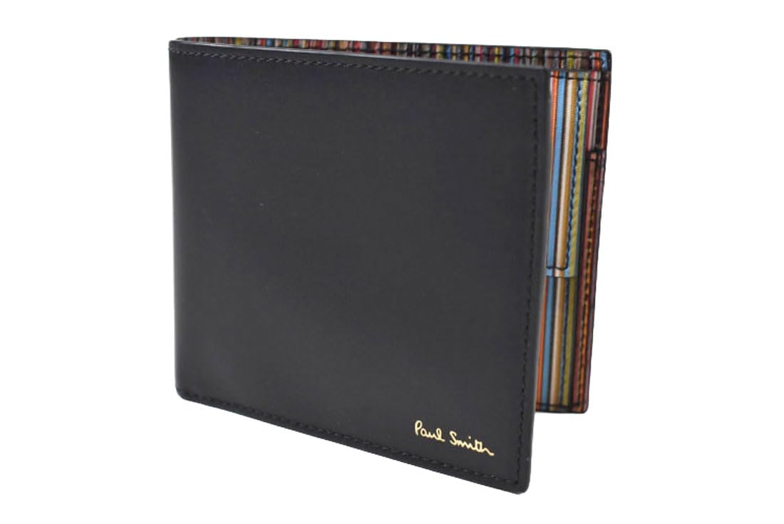 Amazon | [ポールスミス] 二つ折り 財布 メンズ 薄型 イタリア製  