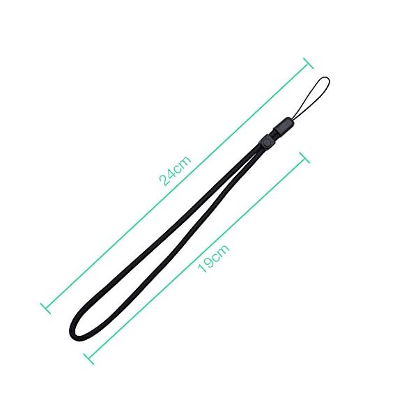 JaneYi (6 Stück Handy Handschlaufe Armband Tragegurt Nylon Lanyard Handgelenkbänder Einstellbare Handgelenk Trageband… – Bild 3