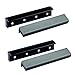 TRISENSE 6" Vise Jaws with Strong Magnetic, Universal Soft Vice Jaws Pads Covers, Multi-Purpose Protector for Any Metal Vice,2 pcs,Black