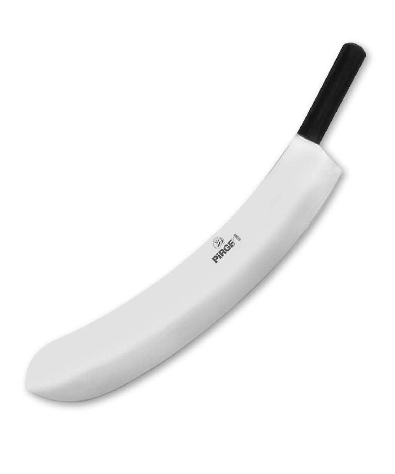 Pirge Ecco Wiegemesser 55 cm Schwarz Einschneidig Edelstahl Profi Küchenmesser Metzgermesser
