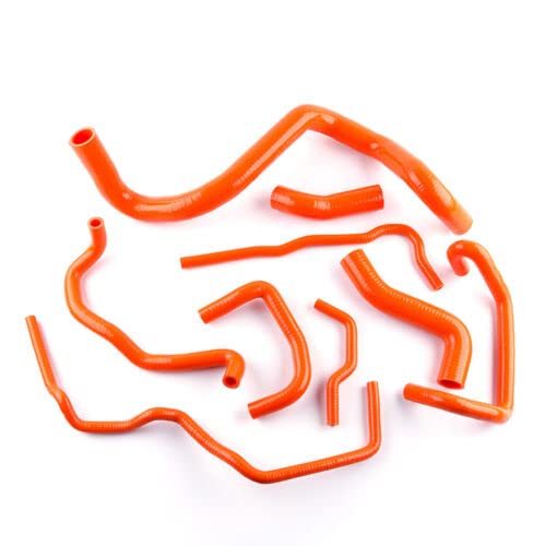 Kit de tuyau de refroidissement en silicone pour radiateur Volkswagen VW Golf GTI Mk4 1.8T 2000-2006 (orange)