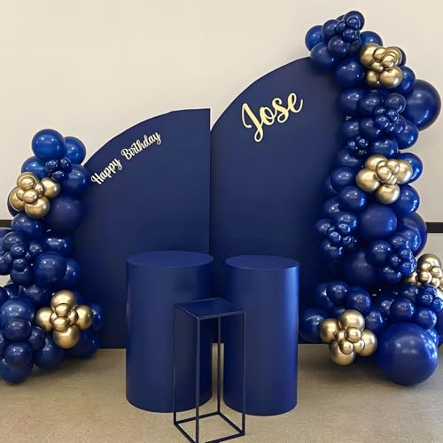 Image of Navy Blue Balloons 12 inch, Navy Latex 50pcs Party Balloons | Graduation, Wedding, Birthday Party Decorations