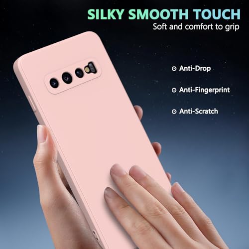 Image of for Samsung Galaxy S10 Plus Case Pink, Scratch Resistant with Soft Touch, Slim Thin Phone Cover for Samsung Galaxy S10 Plus