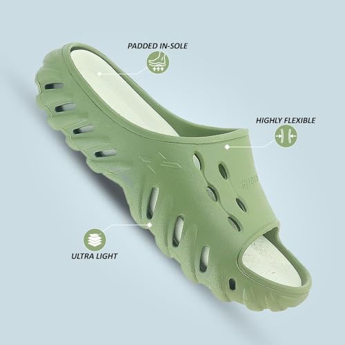 Image of SPARX SFG-5001 Men's Slider | Soft Cushioned Footbed, Anti-Slip Sole & Easy Slip-On Design for Everyday Use