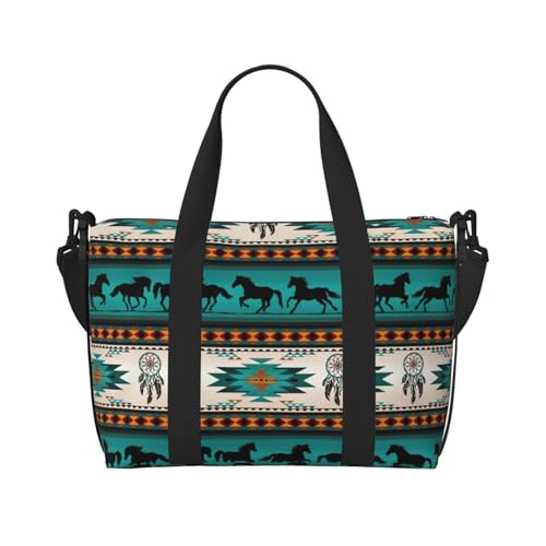 Sac de voyage cheval pour femme grand format souple et sac à main léger Noir
