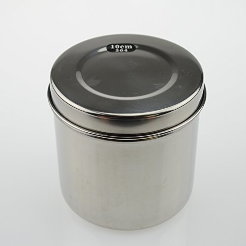 Junyue 304 Stainless Steel Holloware Instruments Dressing Jar 10x10cm