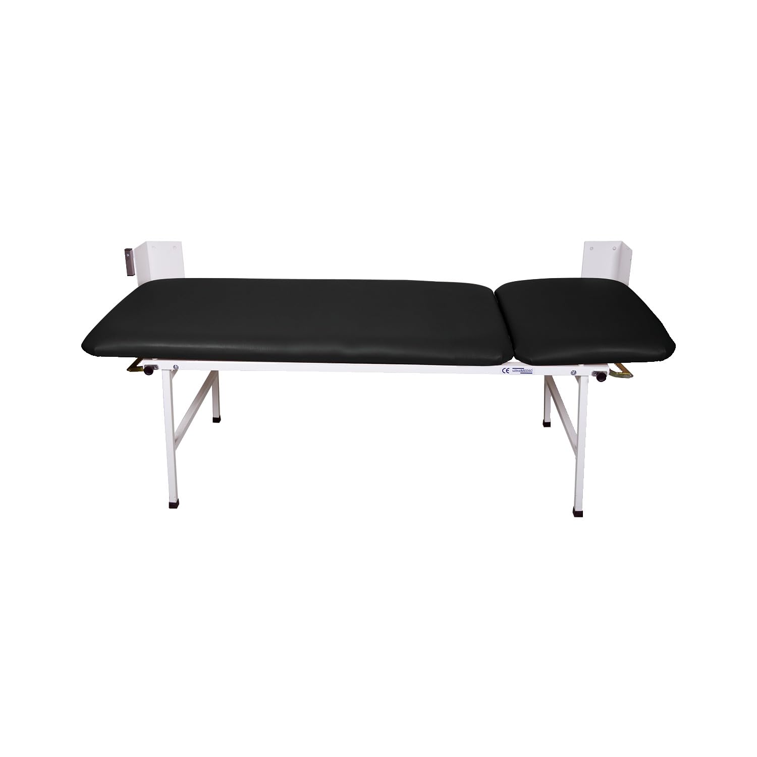 Ultramedic Wandklappliege 2-teilig | Platzsparend, belastbar bis 150 kg | Stahlrohrgestell, mit Kopfstütze | Kunstleder | 190x70x68 cm, Klappfunktion, 60 mm PU-Polster