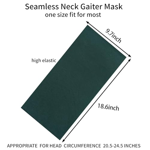 Image of Neck Gaiter Masks Tube Scarf,Seamless Bandanas Buffs Gators,Ourdoor Face Mask Face Covering Multi Headwear