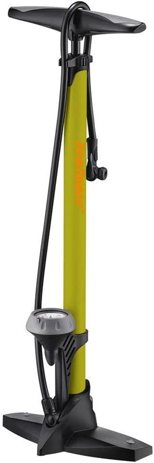 "IceToolz Sport Steel Floor Pump | Multi Function Pump | Bicycle Tools | Durable Pump |Green "
