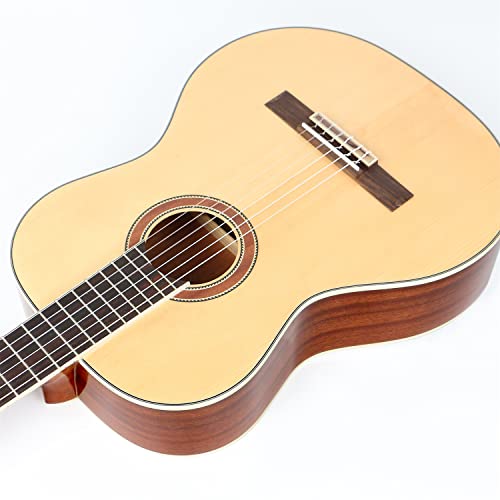 MEIeynt Guitare Acoustique Classique 39 » – Standard Pleine Taille 6 Cordes Naturelles avec Sac de Transport, accordeur… - Les Beatles, Paul McCartney, John Lennon, RIngo Starr, George Harrison MEIeynt Guitare Acoustique Classique 39'' - Standard Pleine Taille 6 Cordes Naturelles avec Sac de Transport, accordeur… – Image 4