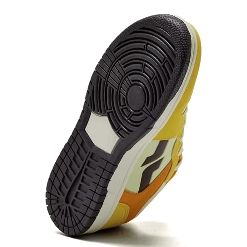 Campus Men's CRUVO Yellow Sneakers 8UK Yellow/Orange - Image 6