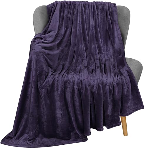 bedding fleece blanket 300gsm luxury anti-static fuzzy soft microfiber blanket for couch, sofa and bed