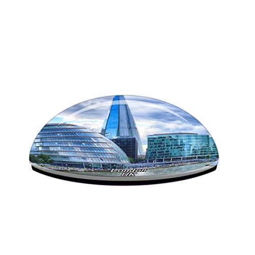 Imán de nevera 3D cristal vidrio The Shard Londres miniatura 2
