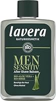 lavera Men sensitiv After Shave Balsam - pflegt & erfrischt - schützt vor Brennen, Rötung & Trockenheit - beruhigt irritierte Haut - vegan - Naturkosmetik - 100 ml
