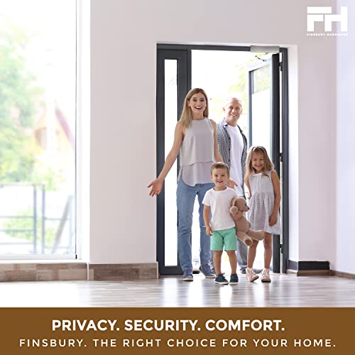 Finsbury Commercial Door Closer Automatic Heavy Duty High Traffic Adjustable Ansi/Bhma Grade 1, Ul Listed Ada Compliant Hydraulic Backcheck Delayed Action Latch Speed 1-6 Power (Aluminum) #TOP5