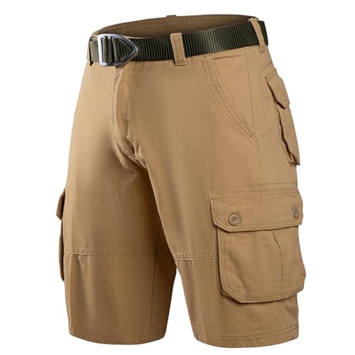 Bermuda long homme taille élastique pour plage et sport