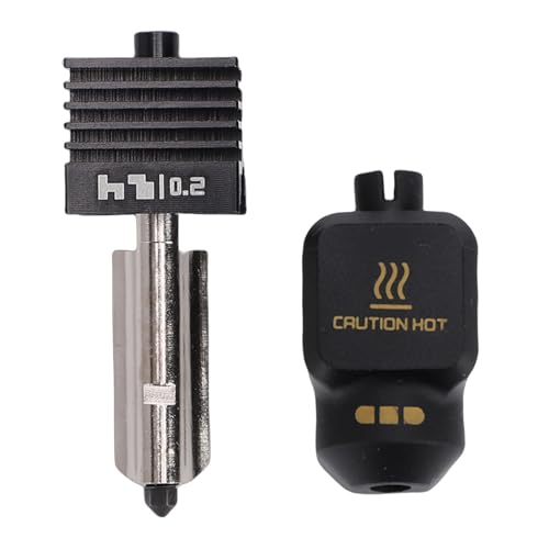 Aolidsive Hotend Kit, Upgraded 0.2mm Nozzle, High Temperature Compatibility for P2S 3D Printers, Fast Maintenance, Relia