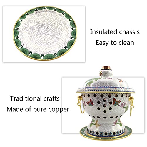 Olla para Fondue de Cobre 18 cm Color Blanco miniatura 5