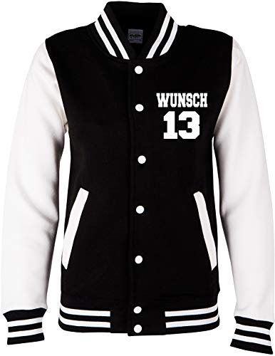 EZYshirt® College Jacke Wunschname und Wunschnummer & Partnerlook College...