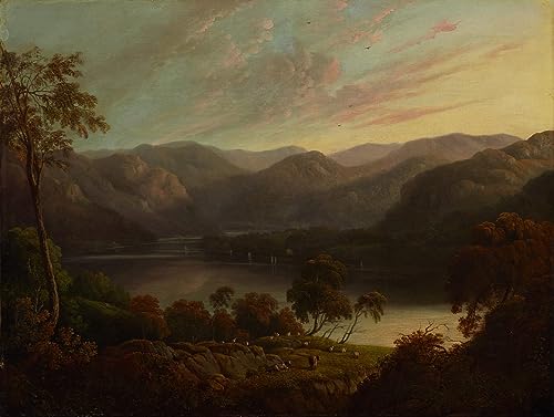 Vue de paysage à Cumberland Glover grande toile tendue pour déco salon zen