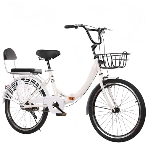 Bicicletta da città pieghevole con altezza regolabile e pneumatici antiscivolo per pendolarismo urbano