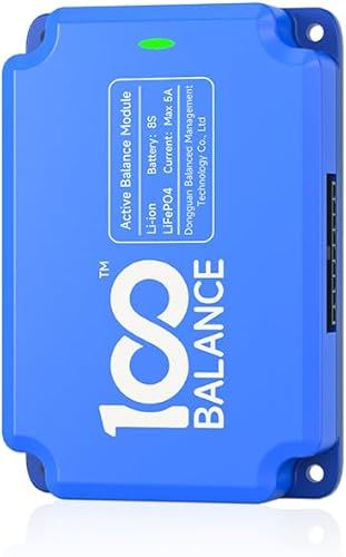 Equalizador activo de batería 100Balance 4S 5A para Lifepo4 o NCM Li-ion Li-Ion Batería Grupo BMS Transferencia de Energía Junta con Caja Azul ABS