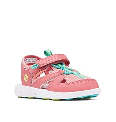 Columbia Youth Techsun Wave Sandalias De Senderismo Y Trekking para Unisex niños  Rojo  Wild Salmon x Voltage   35 EU