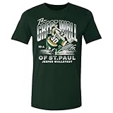 500 LEVEL Jesper Wallstedt Minnesota The Great Wall of St. Paul Shirt (Forest Green, XXX-Large)