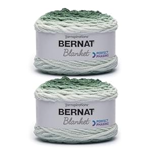 Bernat Blanket Perfect Phasing Strick- und Häkelgarn 2er-Pack