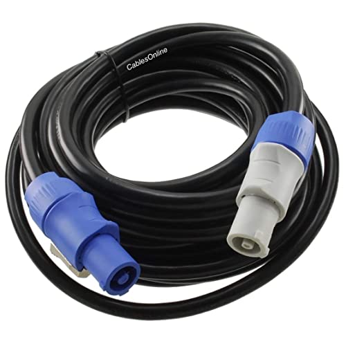 Cable compatible con PowerCon 16 AWG CablesOnline PC-KA615 para solucionar cortes de energía