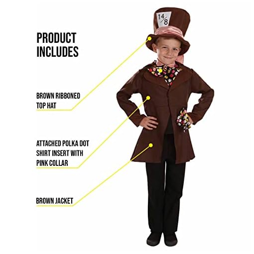 fun shack Kids Hatter Costume - Image 4