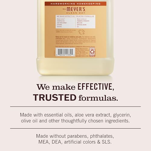 Mrs. MEYER'S Liquid Hand Soap Refill, Oat Blossom, 33 OZ