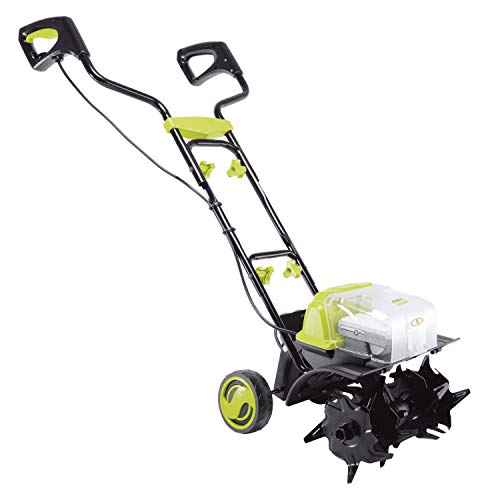 Sun Joe 24V-X2-TLR14-CT Cordless Front Tiller/Cultivator 4 Tines, Tool Only