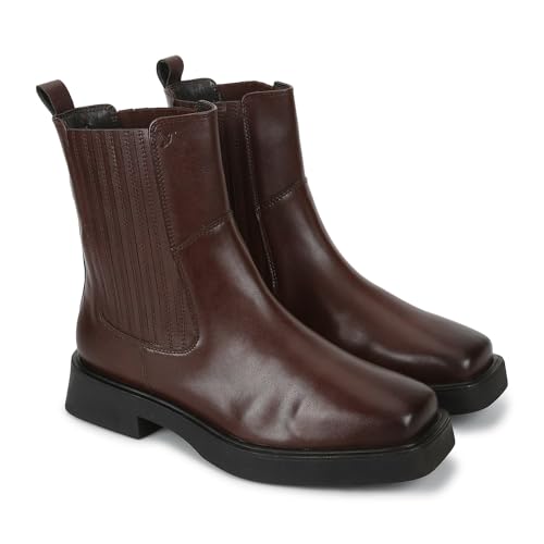 Image of YOHO Women's Boots Collection | Extra cushioned foot bed and skin friendly | Durability | stylish | All day comfort | sturdy and reliable | Trendy Casual Boots | Winter, snow and holiday outings