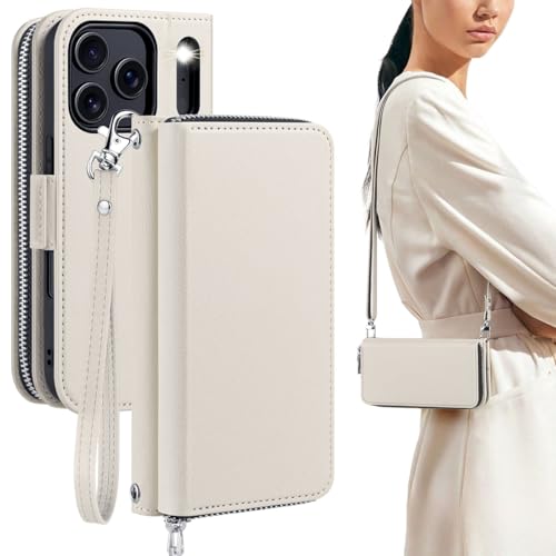 Housse iPhone 17 Pro protection anti-RFID et pochette fermeture éclair intégrée