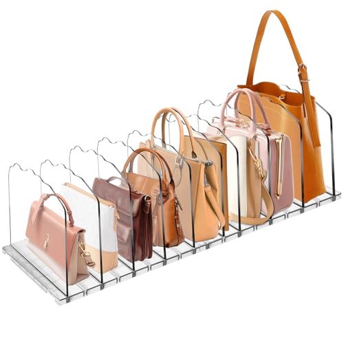 VERONLY 2-Pack Purse Organizer: Adjustable Closet Organizer and Storage, 10-Layer