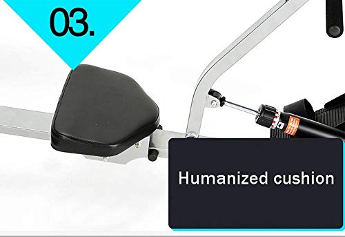 Image of Foldable Rowing Machines Rowing Machine for Home Use Cardio Rower Workout Fitness Body Indoor Gym Full Body Training Super Smooth Slideway Suitable for Home Fitness Exercise