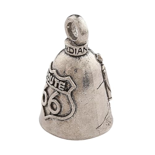 Image of Guardian Bell Good Luck Bell w /Keyring & Black Velvet Bag | Motorcycle Bell | Lead-Free Pewter | Made in USA