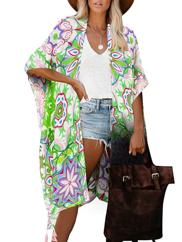 Image of Breezy Lane Kimonos for Women Swimsuit Coverups Beach Cover Up Swimwear Cardigan Summer