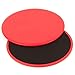 Summerwindy 1 Par Fitness Gliders Gym Slider Discos de Entrenamiento Core AB Ejercicio Gym Training Adelgazar Equipos Abdominales Fitness Slide Discos (Rojo)
