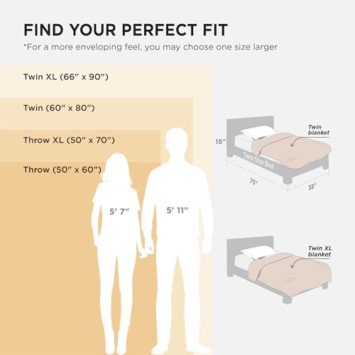 Bedsure GentleSoft Orange Twin XL Blanket for Bed - Cozy Soft Fall Blankets for Women, Cute Small Fleece Throws for Girls, Birthday Gifts for Women, 66x90 Inches