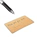 DUXEC 400pcs Blank Kraft Note Paper Business Cards Vocabulary Word Card Message Card DIY Gift Card Blank Paper Tags